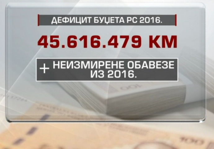 Vlada priznala deficit od 45 miliona maraka
