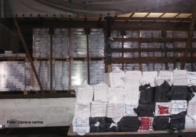 U Bileći zaplijenjene cigarete vrijedne 250.000 KM