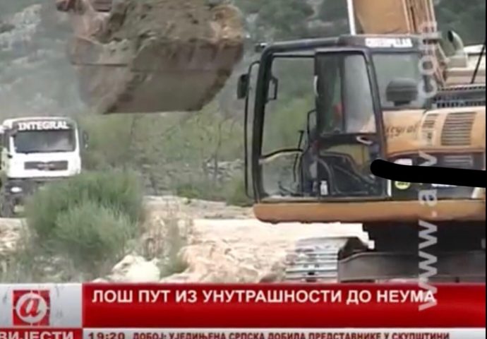 VIDEO: Loš put iz unutrašnjosti do Neuma