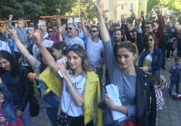 FOTO: Trebinjci na skupu podrške “Pravda za Davida”