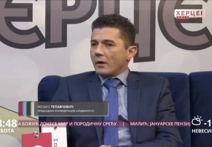 Tepavčević: Radnici da se bore za svoja prava, a ne privilegije poslodavaca