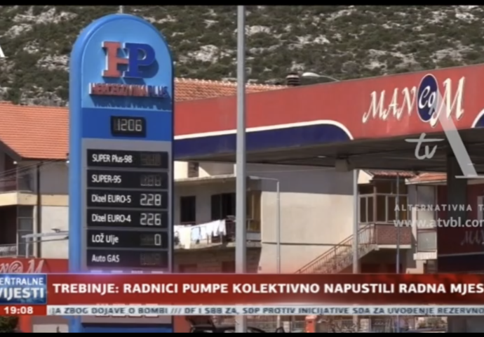 VIDEO: Evo zašto su radnici trebinjske benzinske pumpe dali otkaz