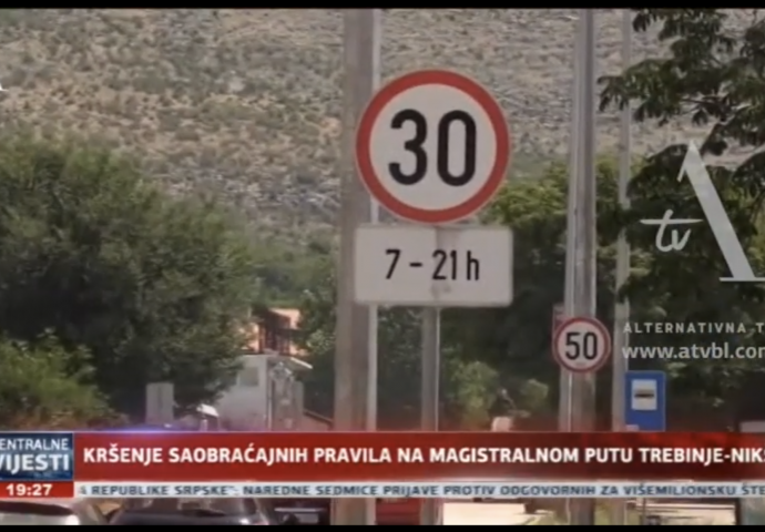 VIDEO: Kršenje saobraćajnih pravila ja magistralnom putu Trebinje-Nikšić