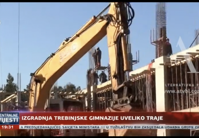 VIDEO: Radovi na izgradnji Gimnazije teku planiranom dinamikom