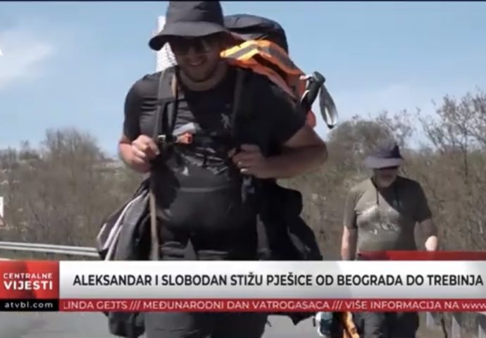 VIDEO: Prešli su 400 kilometara – Evo gdje je Aleksandra i Slobodana srela novinarska ekipa