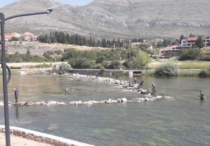 Za ljepšu Trebišnjcu: Radnici HET- a čiste rijeku