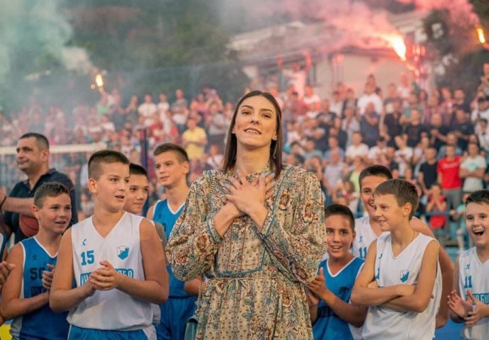 VIDEO: Tijana Bošković u Bileći – Nadam se da će ovde izrasti novi šampioni