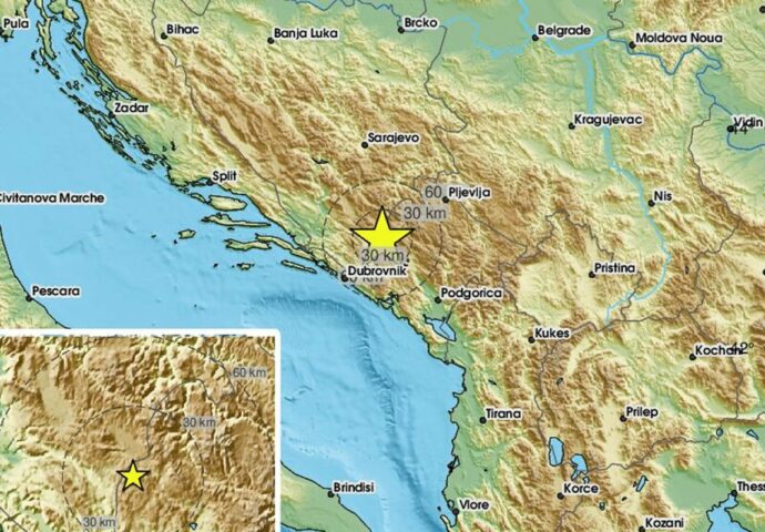 Ne smiruje se tlo: Novi zemljotres kod Bileće