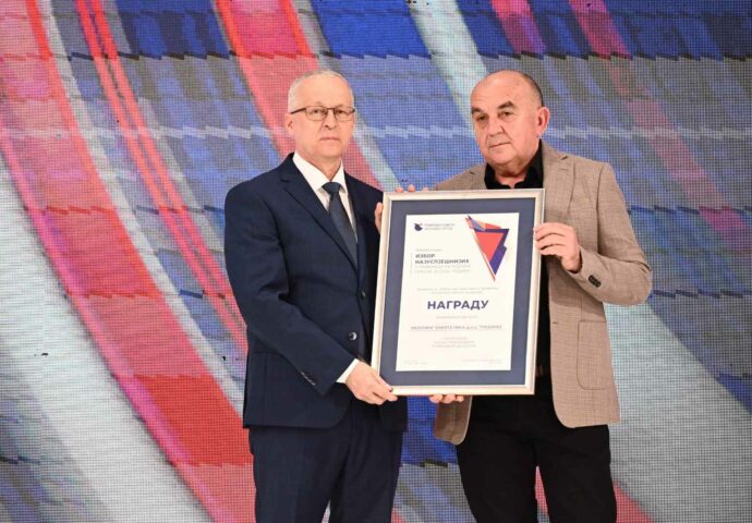 „Monting energetici“ priznanje za najuspješnije proizvodno-privredno društvo u 2024.
