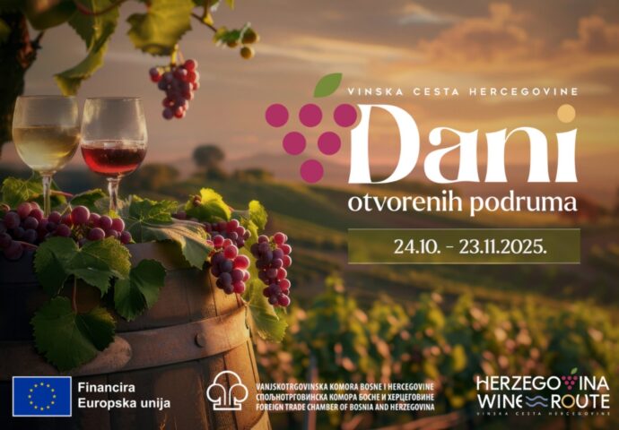 Jesen u Hercegovini: vino, tradicija i dobro društvo – Dani otvorenih podruma na Vinskoj cesti Hercegovine!