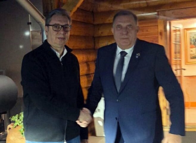 Sastali se Dodik i Vučić – Evo o čemu su razgovarali