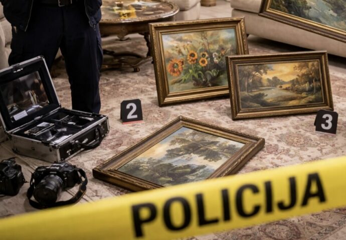 Iz iznajmljenog stana u Trebinju ukrao umjetničke slike